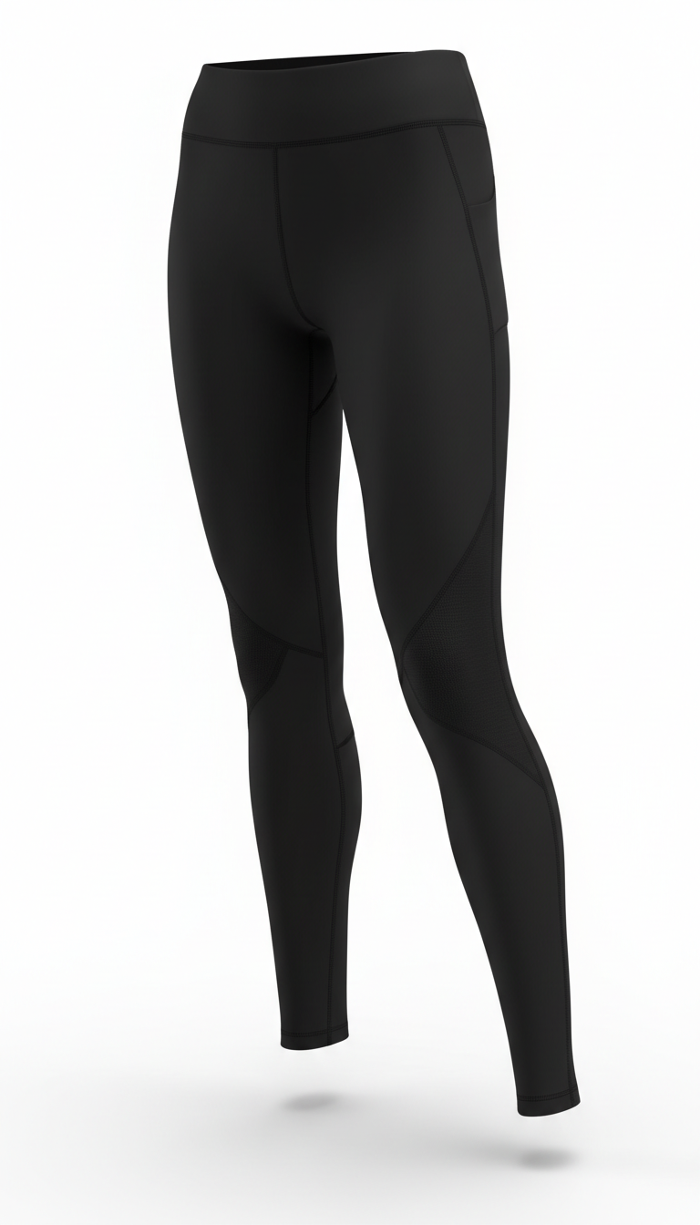 Compression Leggings With Matte Finish