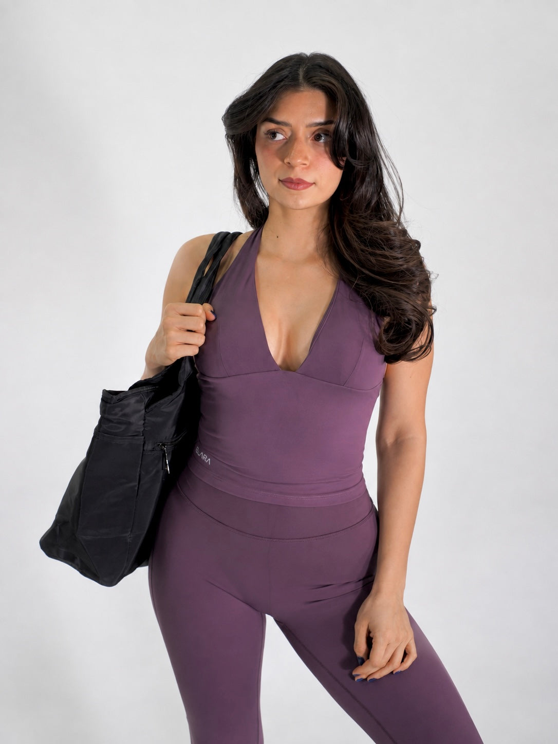 Essence Signature Halter Tank Black