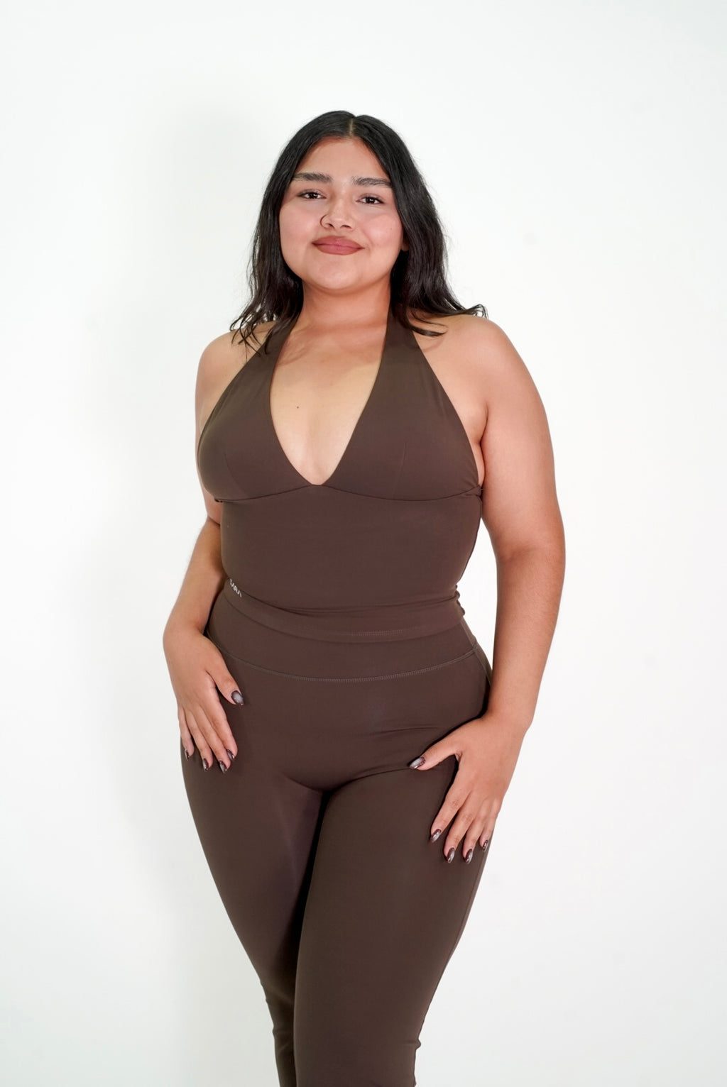 Essence Signature Halter Tank Black