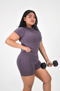 Sculpt Short Sleeve Top Plum