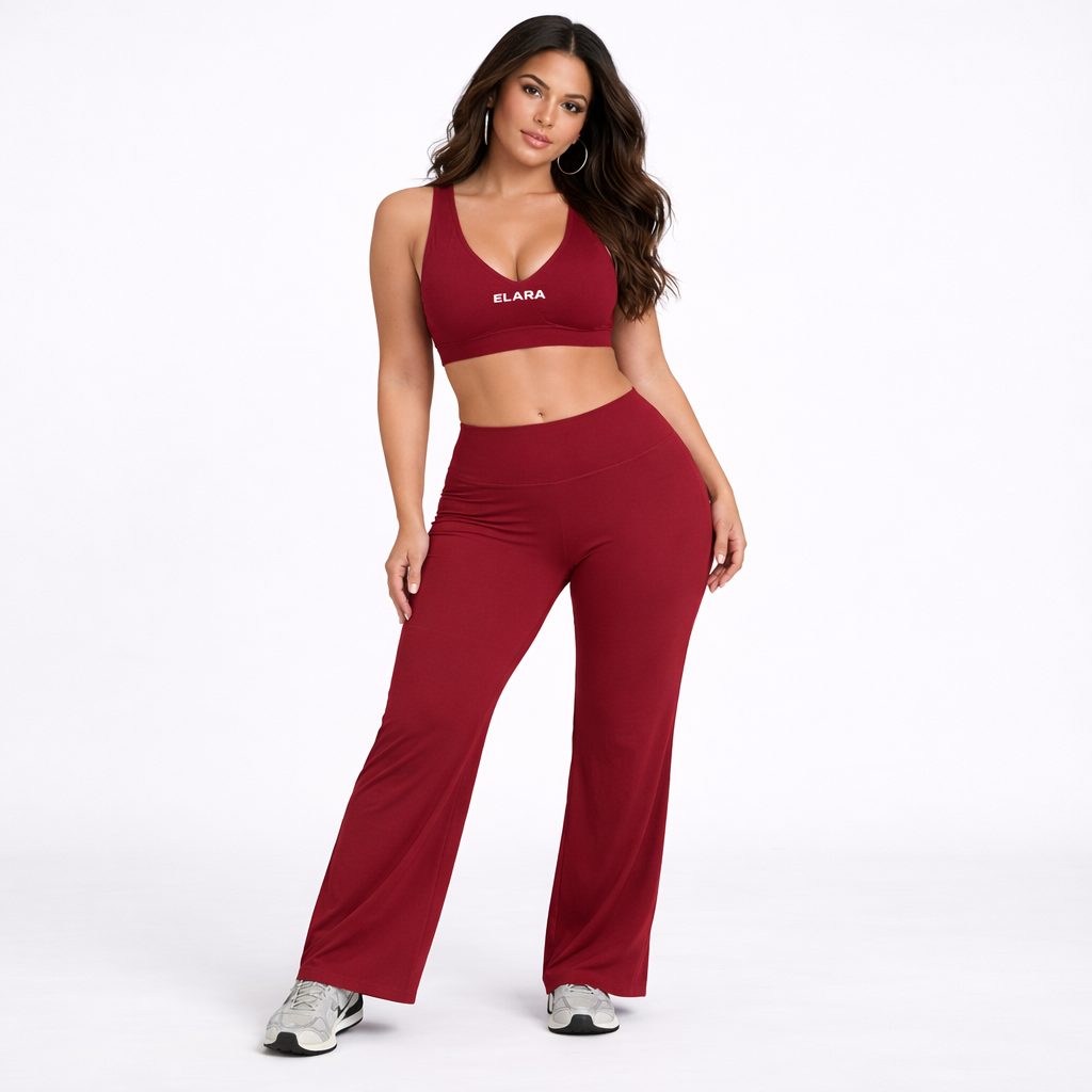 Aura Set – Sport Bra + Flare Leggings