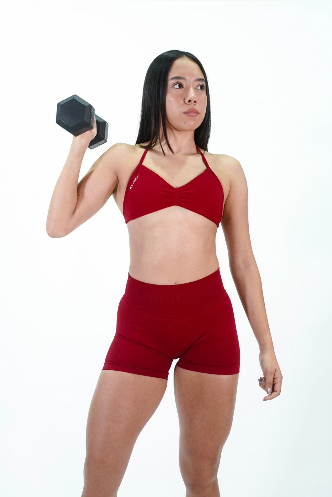 Sculp Sport Bra Wine Red