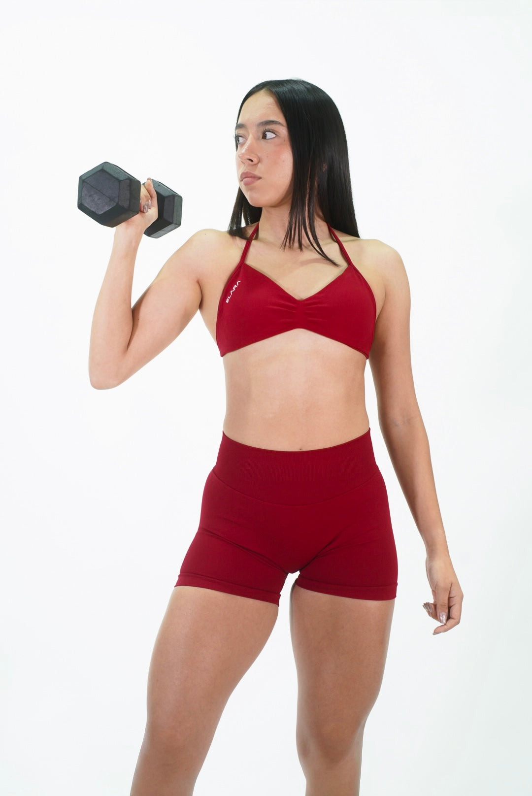 Sculp Sport Bra Wine Red