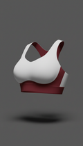 Racerback Top In Sculpted Mesh